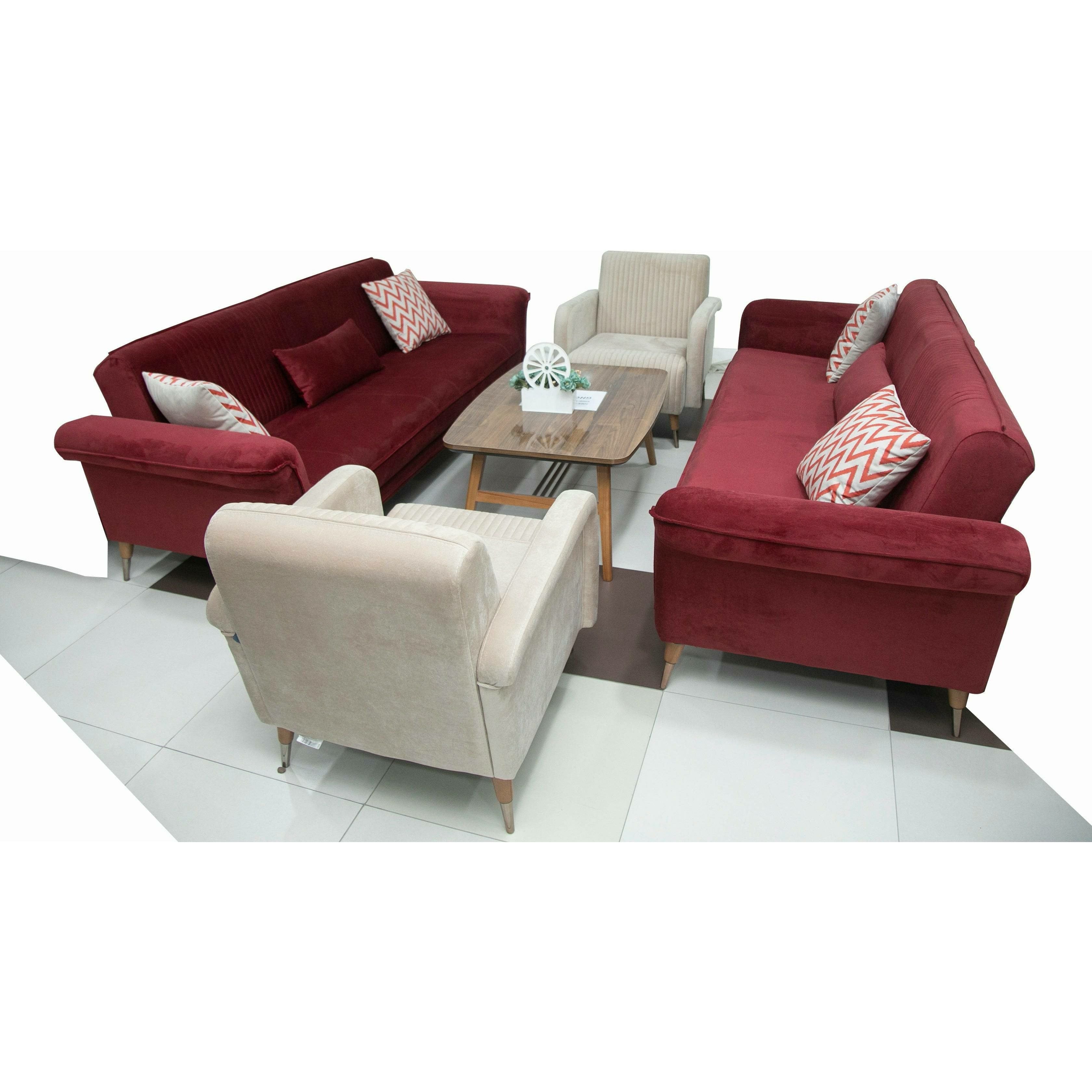 Sofa +Coffee Table 1+1+3+3 Fabric