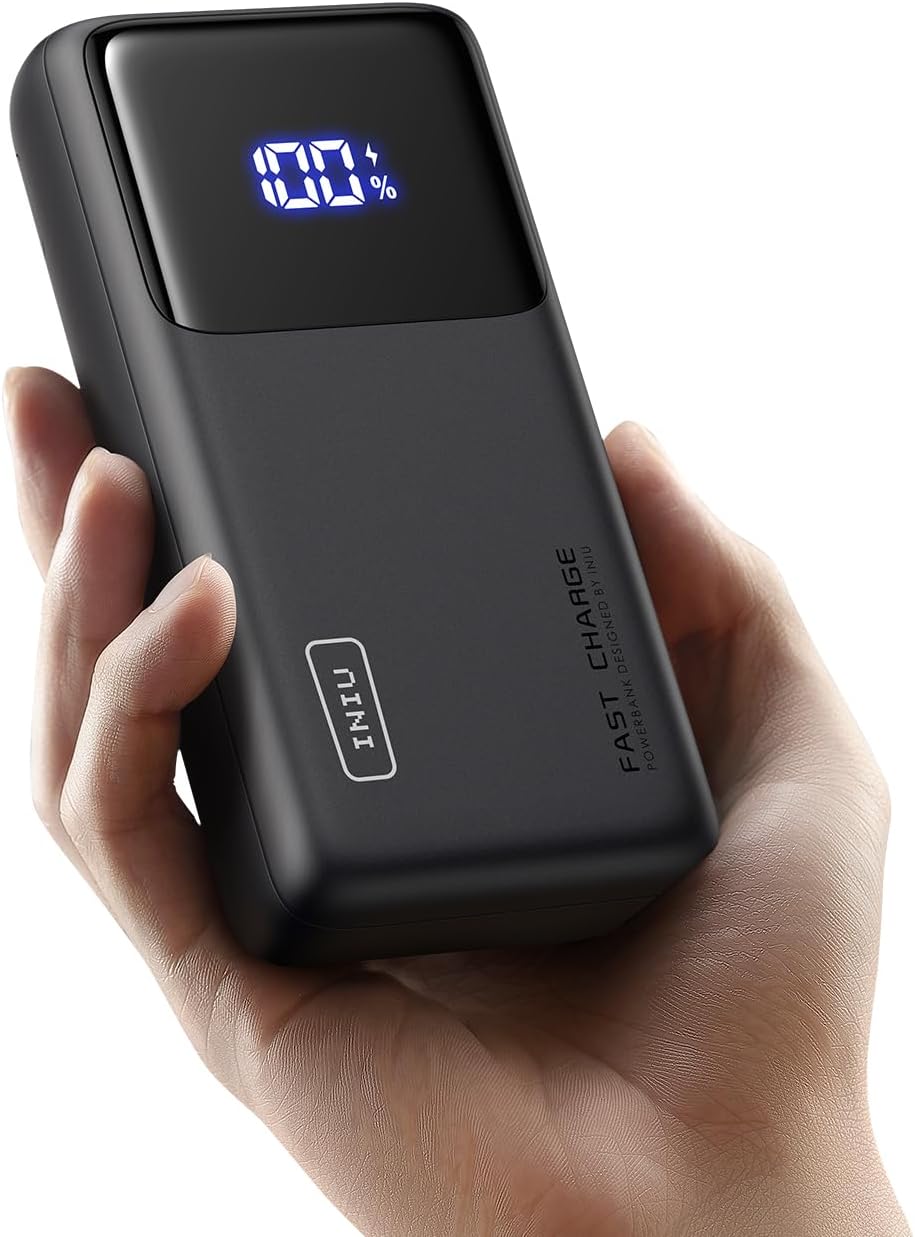(Buy 1 Get 1 Free) INIU 100W Power Bank, Mini Size 25000mAh High Capacity Portable Charging Pack