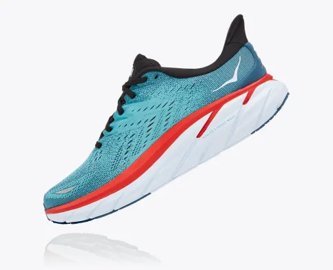 Women's Clifton 8 - Real Teal / Aquarelle