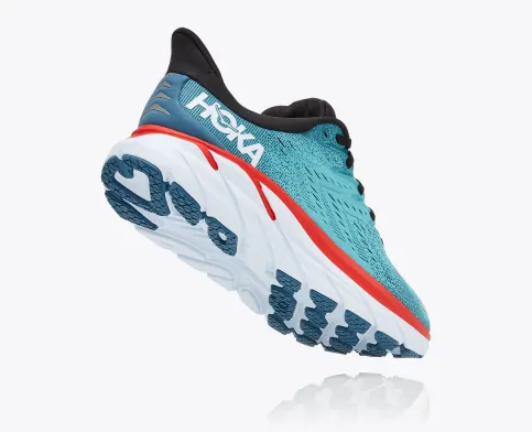 Women's Clifton 8 - Real Teal / Aquarelle