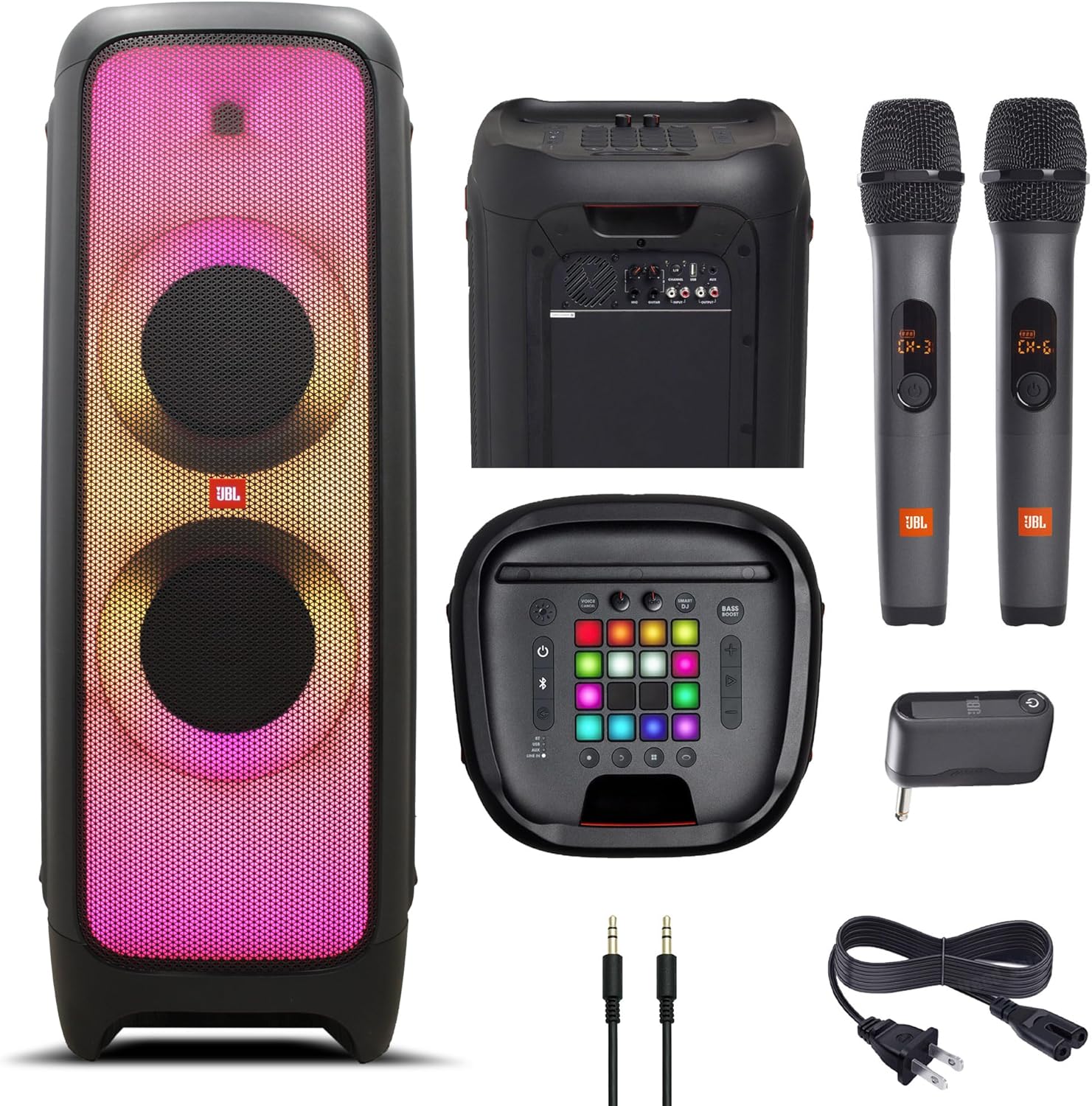 JBL PartyBox 1000 - High Power Wireless Bluetooth Party Speaker,Black