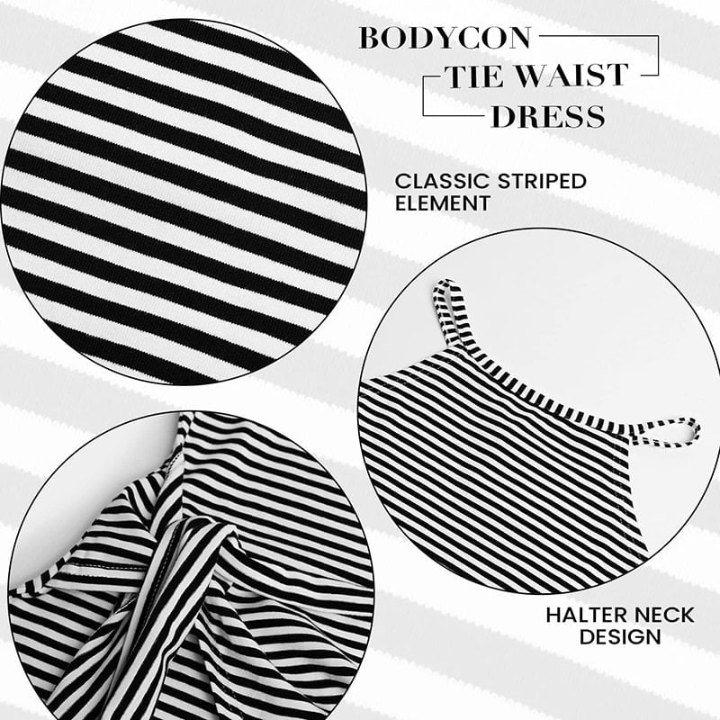 ??2023 Hot Sale ??Casual Sleeveless Striped Midi Dresses(49% OFF??) 