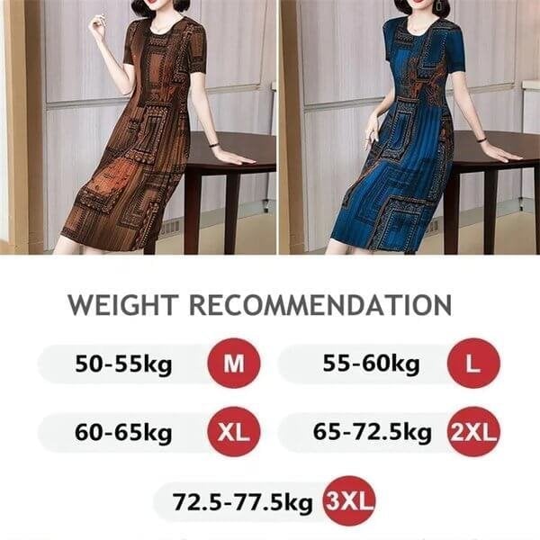 ???? Fashion pleated dress 
