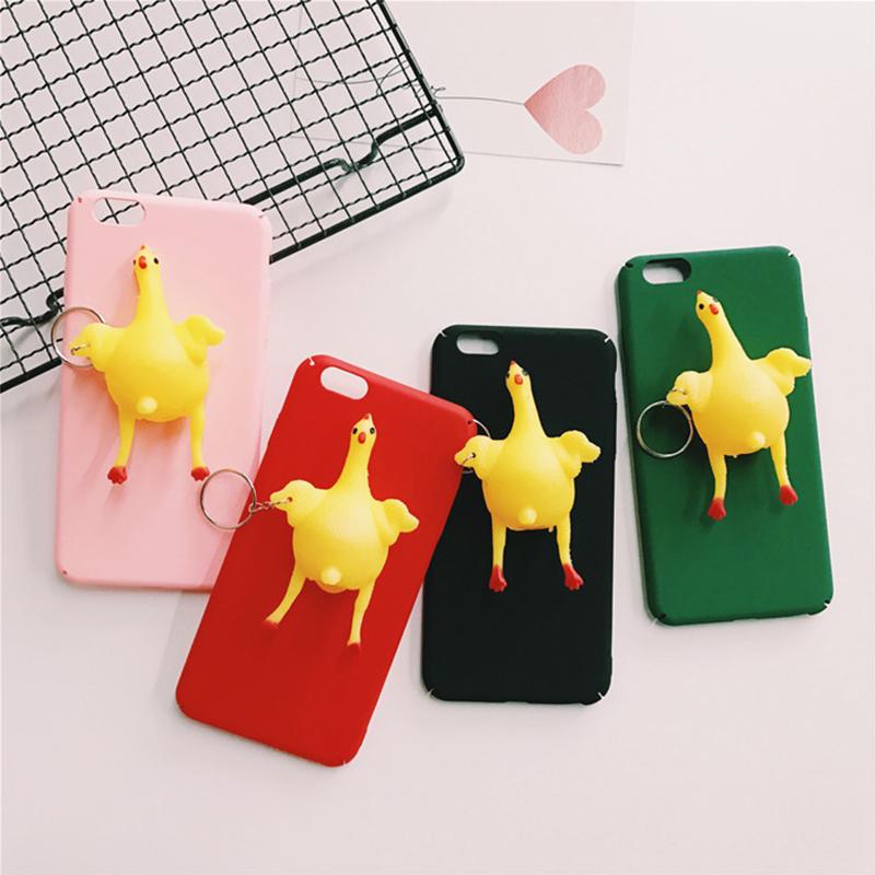 3D Cartoon Chicken Case