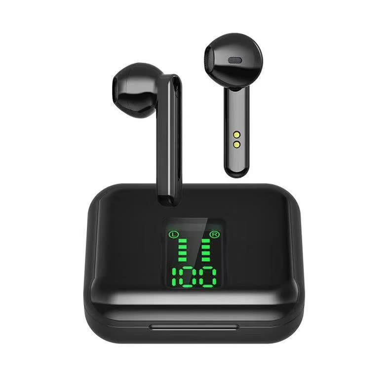 Daily Simple L12 Digital Display Tws Mini 5.0 Double Talk Power Display Bluetooth Earphones