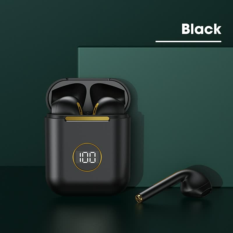 J18 Upgraded Tws Bluetooth 5.1 Earphones Charging Case Wireless Earphones Stereo Earbud Headphones With Microphone Apply To Ios Android