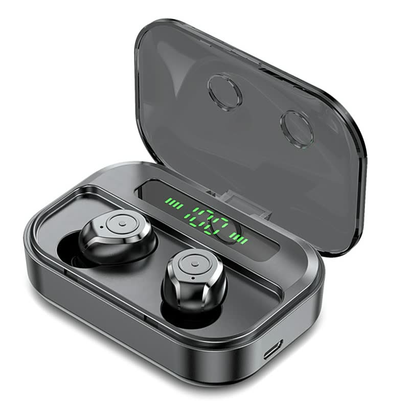 Tg01 Wireless Bluetooth 5.0 Earphones Tws Audio 9d Stereo Sporty Waterproof Earplugs Used For Intelligent Phone Charging