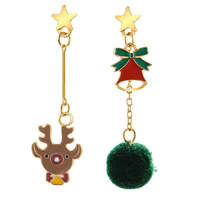 Christmas Asymmetric Earrings