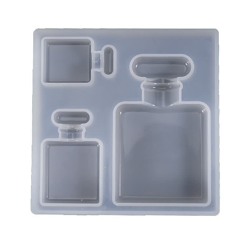 Diy Crystal Epoxy Mould Perfume Bottle Mould Ornament Decoration Pendant Silicone Mould