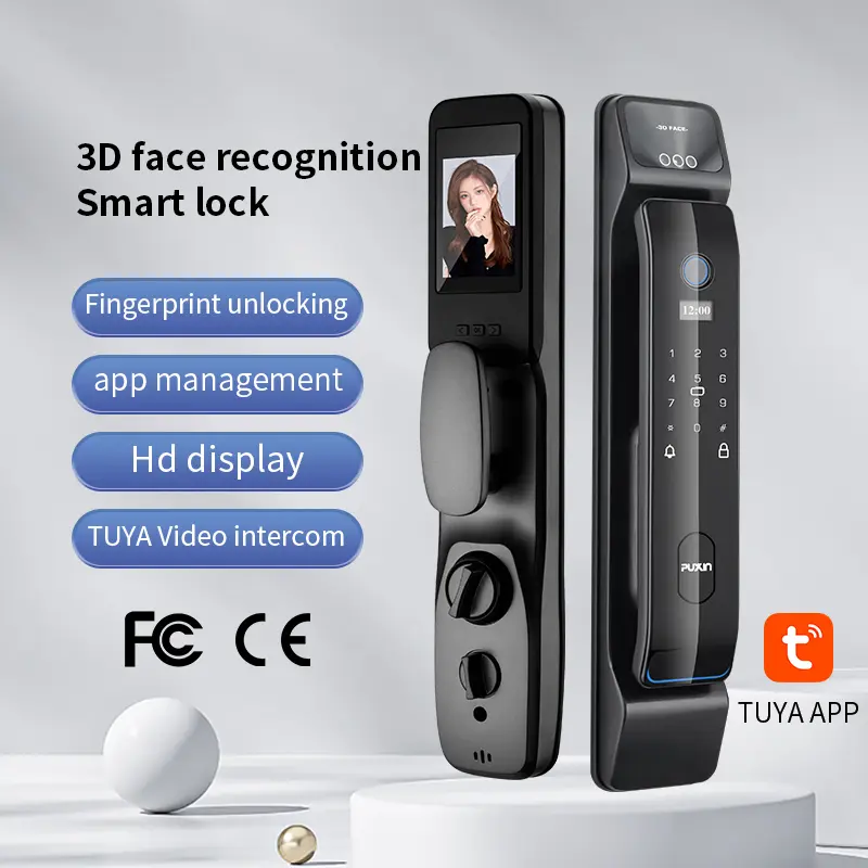 Puxin DF65 3D face recognition automatic fingerprint lock