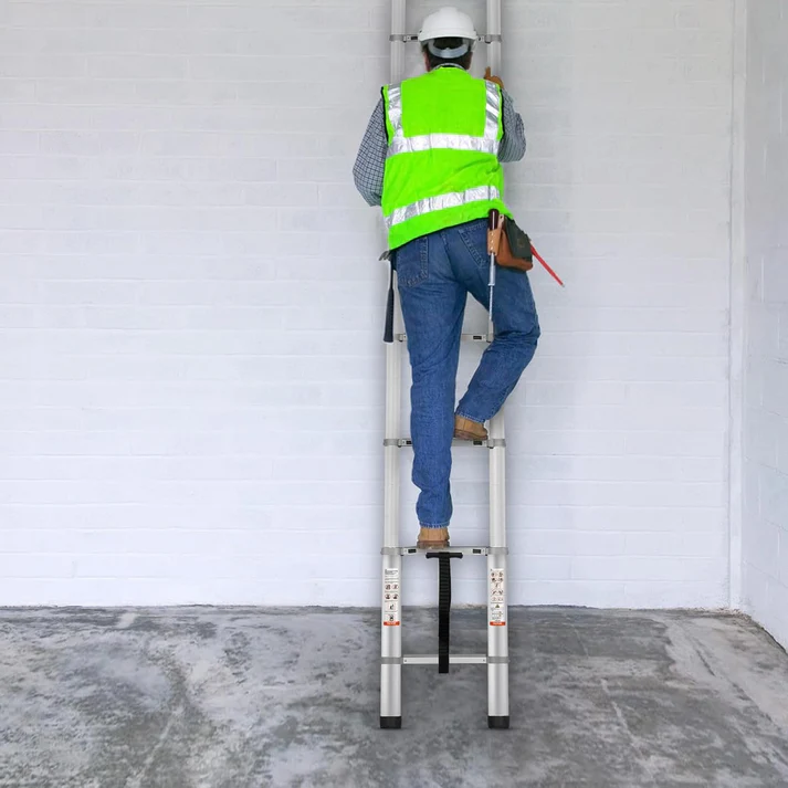 Telescoping Ladder - Max 18.5 FT (5.6 meters) & 400 lbs (181 kg)