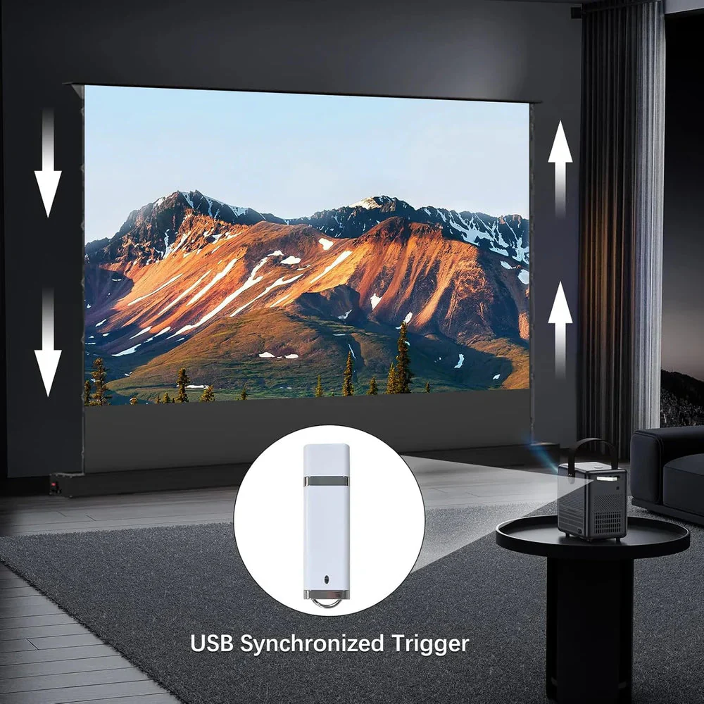 Pop-Up Projector Screen