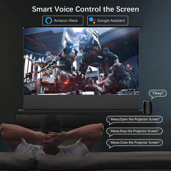 Pop-Up Projector Screen