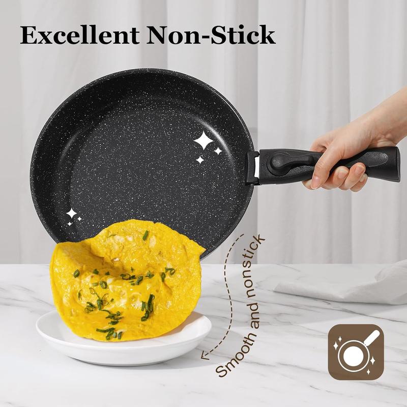 15pcs Pots and Pans Set Non Stick
