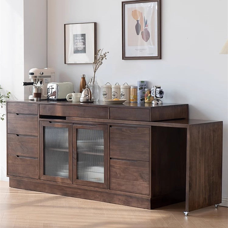 Limited time sale -Multipurpose Sideboard Cabinet with Rotating Tabletop