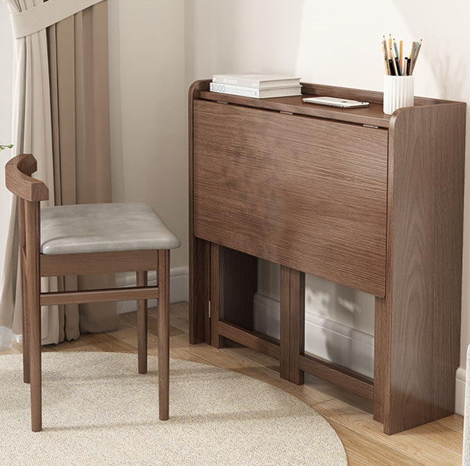 Foldable Computer Writing Desk with Storage Shelf