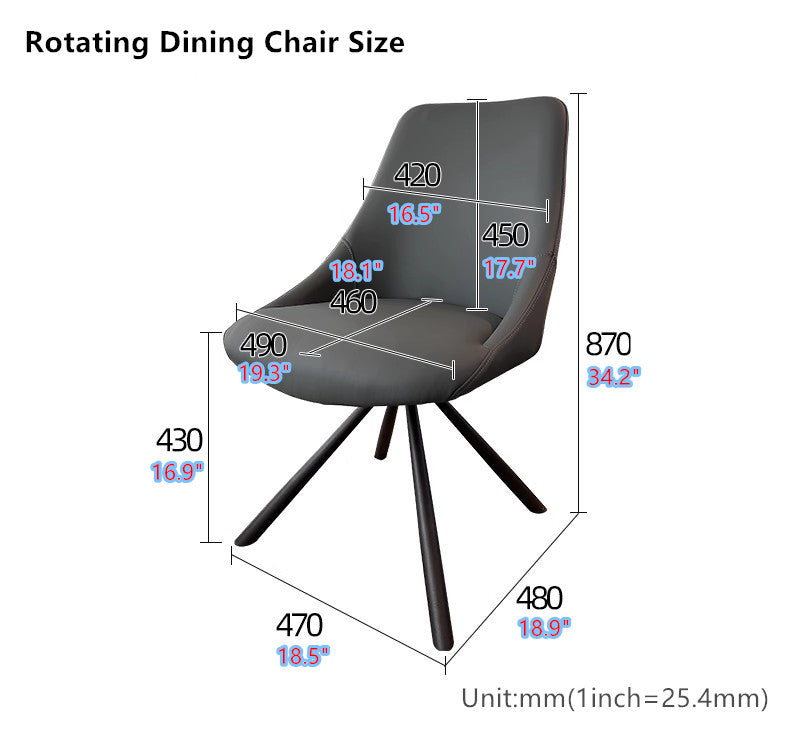 Rotating Extendable Rock Slab Top Round Dining Table