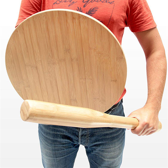 Baseball Bat and Shield Combination Set Bedside Table