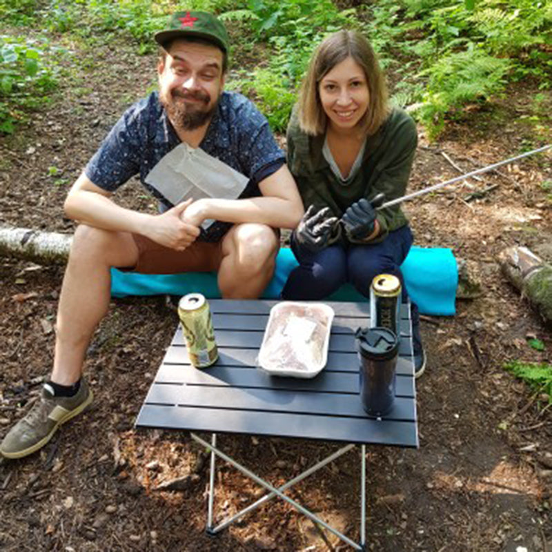 Limited time sale -Aluminum Foldable Camping Table with Carry Bag