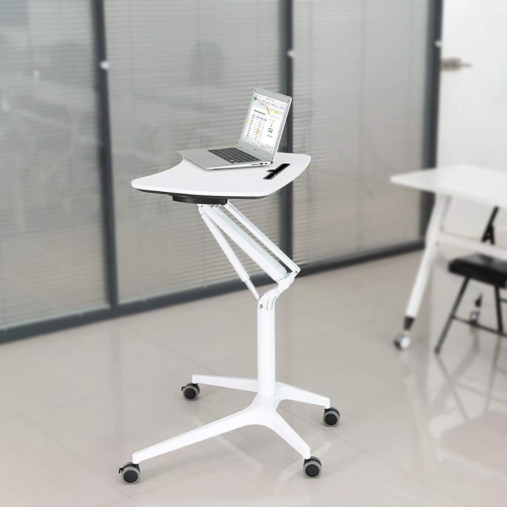 Limited time sale -Pneumatic single leg sit to stand desk height adjustable workstation