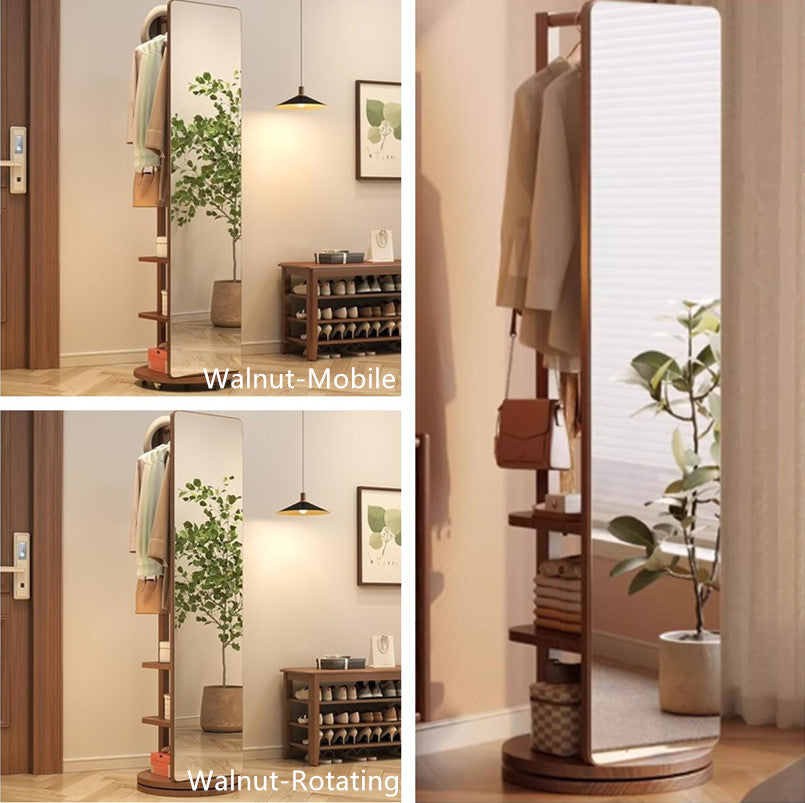 Last 3 days -Full Body Mirror with Coat Rack