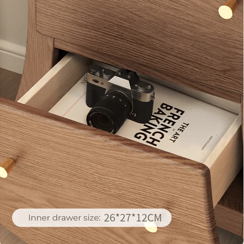 Limited time sale -Light Luxury S Style Solid Wood 5 -Drawer Accent Chest