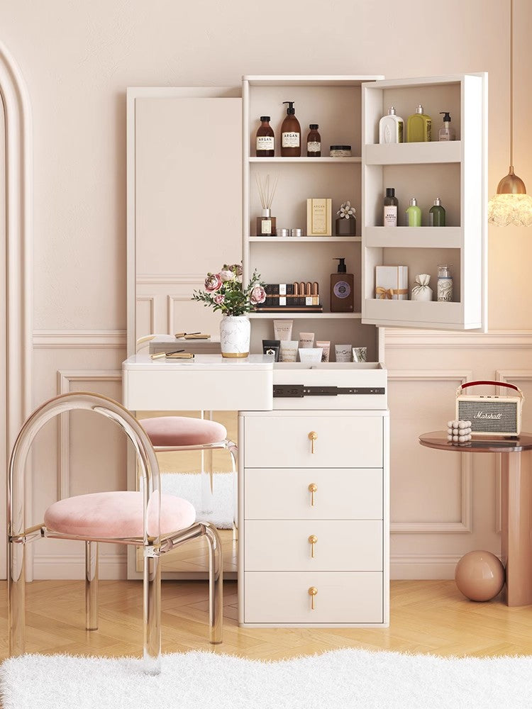 Nordic Dressing Table with Full Body Mirror And Drawers