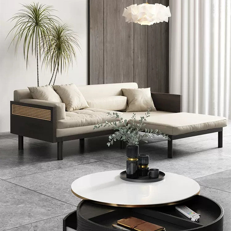 Janpandi Pull Out Multifunction Solid Wood Frame Sofa Bed