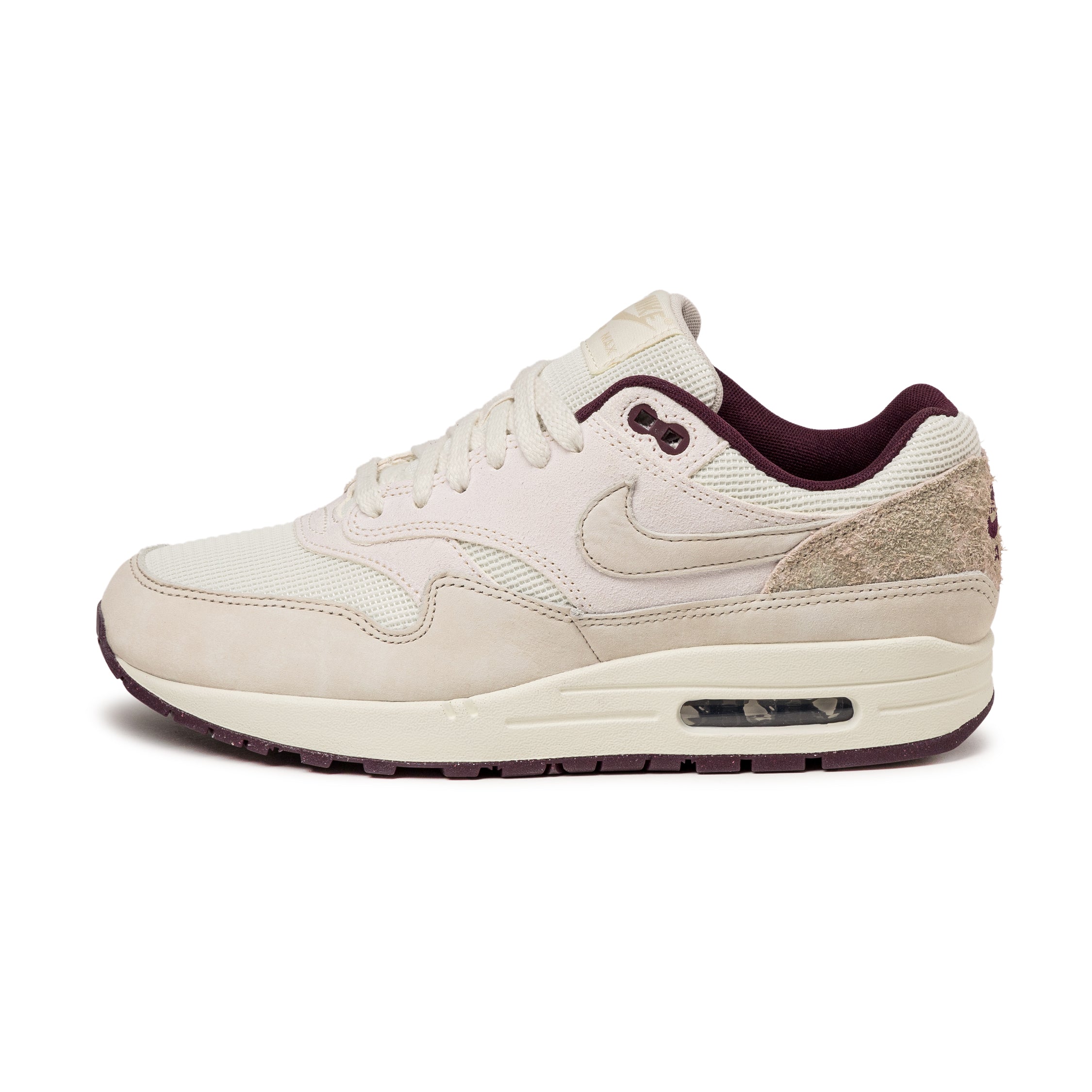 (Buy 1 pair and get 2 pairs free, get 3 pairs of shoes for the price of 1 pair)Nike Air Max 1 PRM *Burgundy Crush*