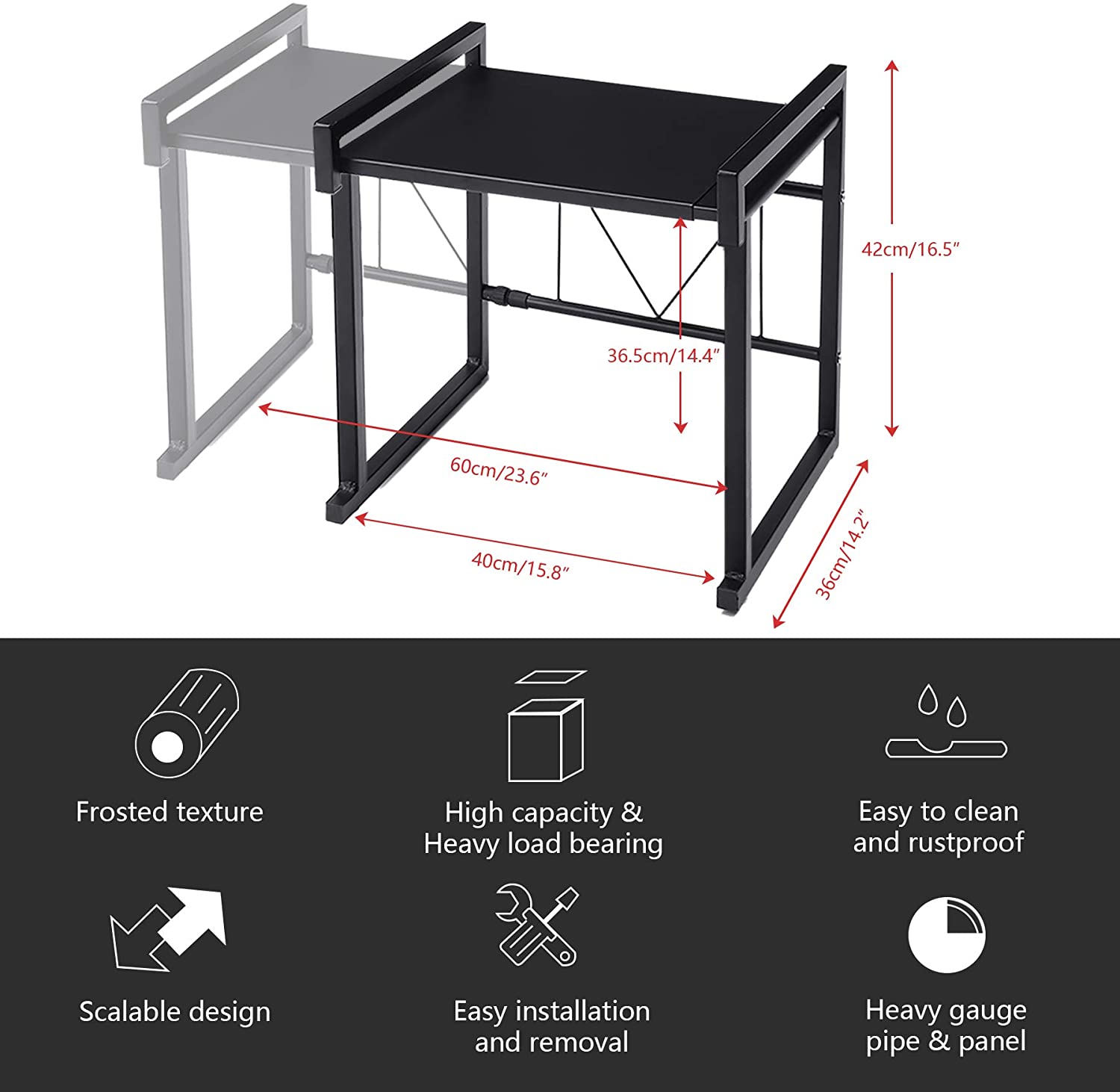 Limited time sale -Expandable Microwave Oven Rack