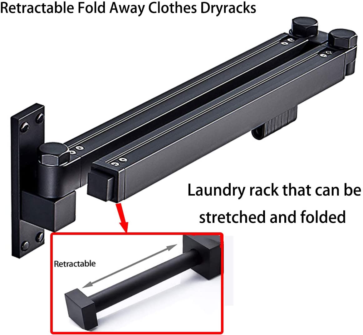 Adjustable and Retrackable Space-Saver Clothes Drying Rack