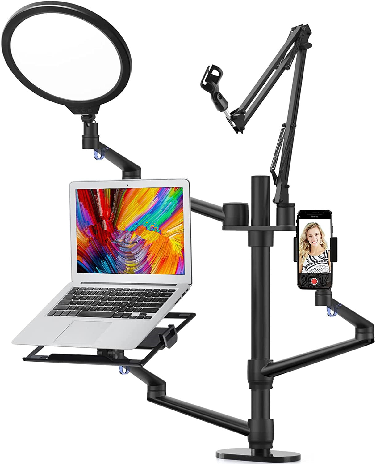 Limited time sale -Selfie Desktop Live Stand Set 6-in-1