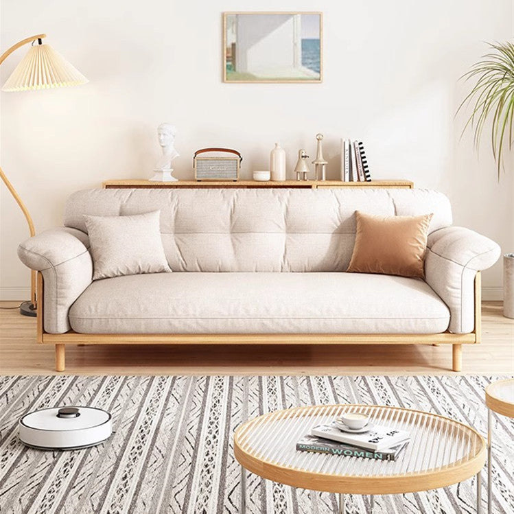 Limited time sale -Japandi Style Upholstered Cotton Linen Sofa