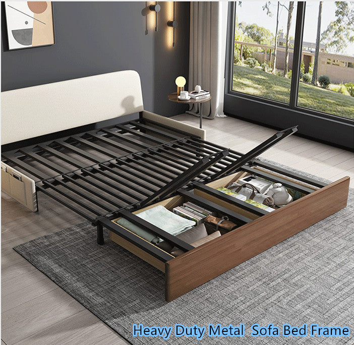 Convertible Sofa Sleeper Bed with Underneath Storage