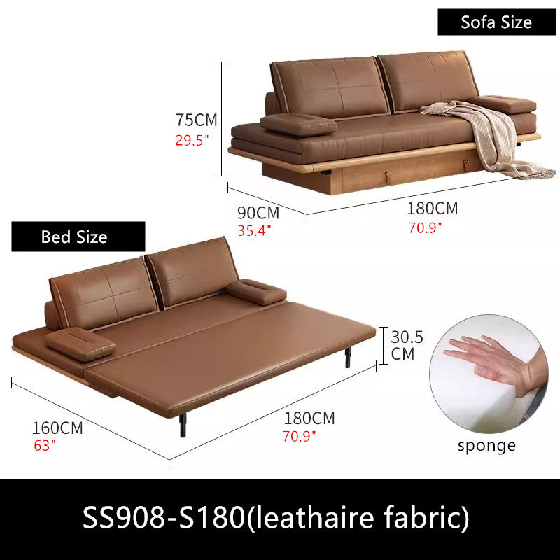 Limited time sale -Tatami Pull Out Sofa Bed With Underneath Storage Drawers