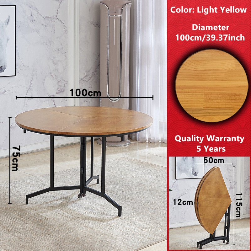 Limited time sale -Space Saving Round Folding Table