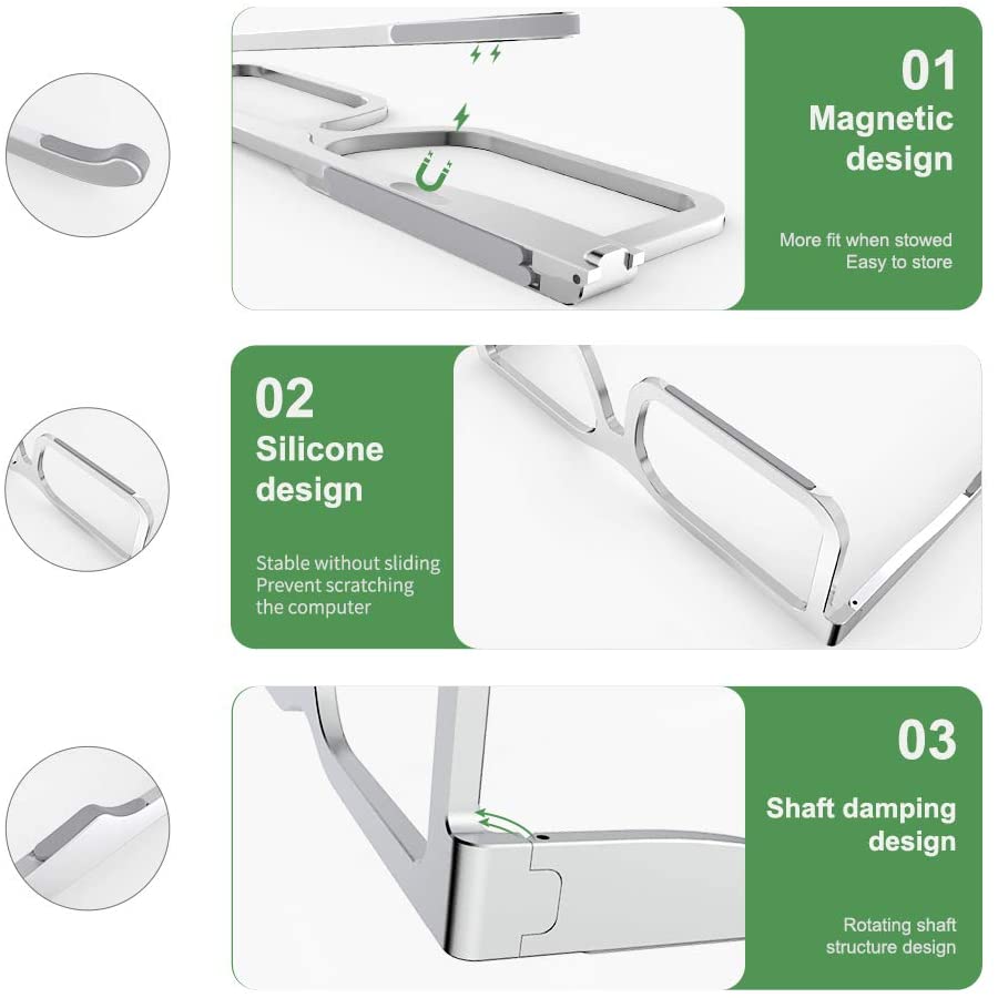 Limited time sale -Glasses Frame Shape Laptop Cooling stand