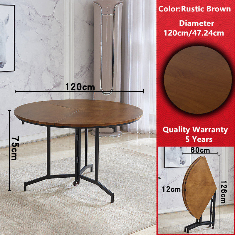 Limited time sale -Space Saving Round Folding Table
