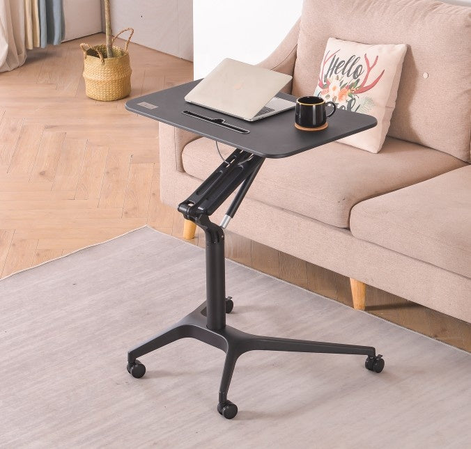 Limited time sale -Pneumatic single leg sit to stand desk height adjustable workstation