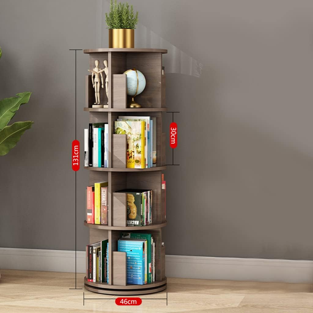 Limited time sale -360° Rotating Solid Wood Bookshelf