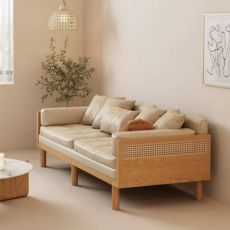 Janpandi Pull Out Multifunction Solid Wood Frame Sofa Bed