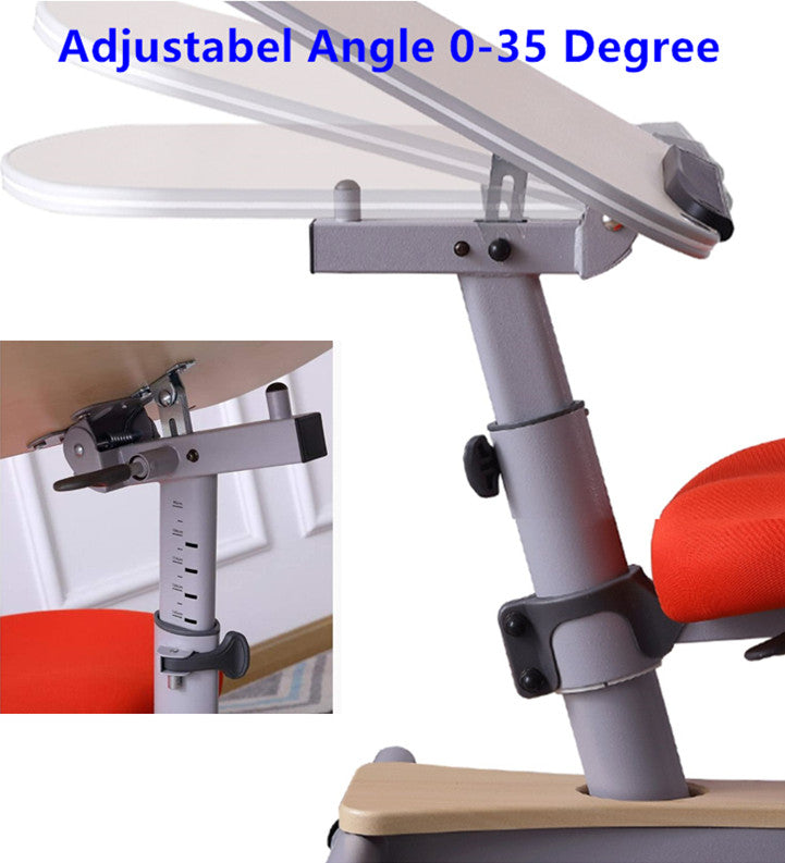Limited time sale -Movable and Adjustable Children's Study Table Mobile Workstation for Adults