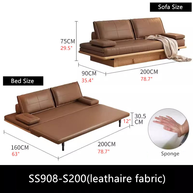 Limited time sale -Tatami Pull Out Sofa Bed With Underneath Storage Drawers