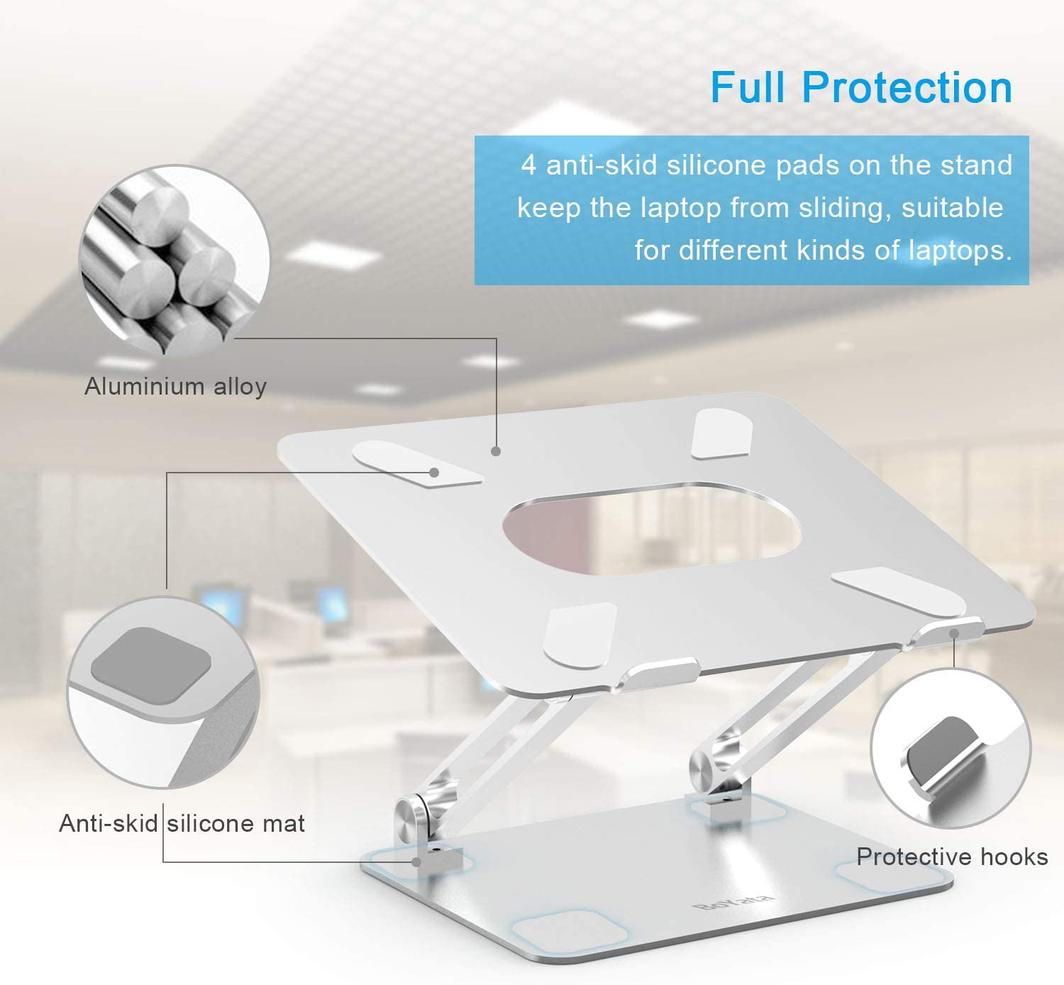 Limited time sale -Adjustable Multi-Angle Laptop Riser