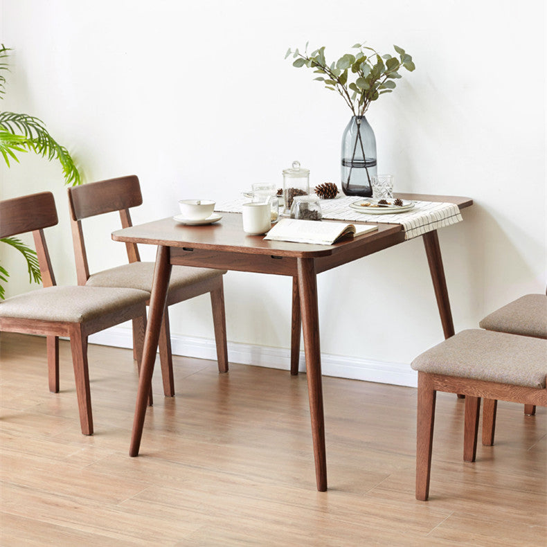 Extendable Rectangular Solid Wood Dining Table