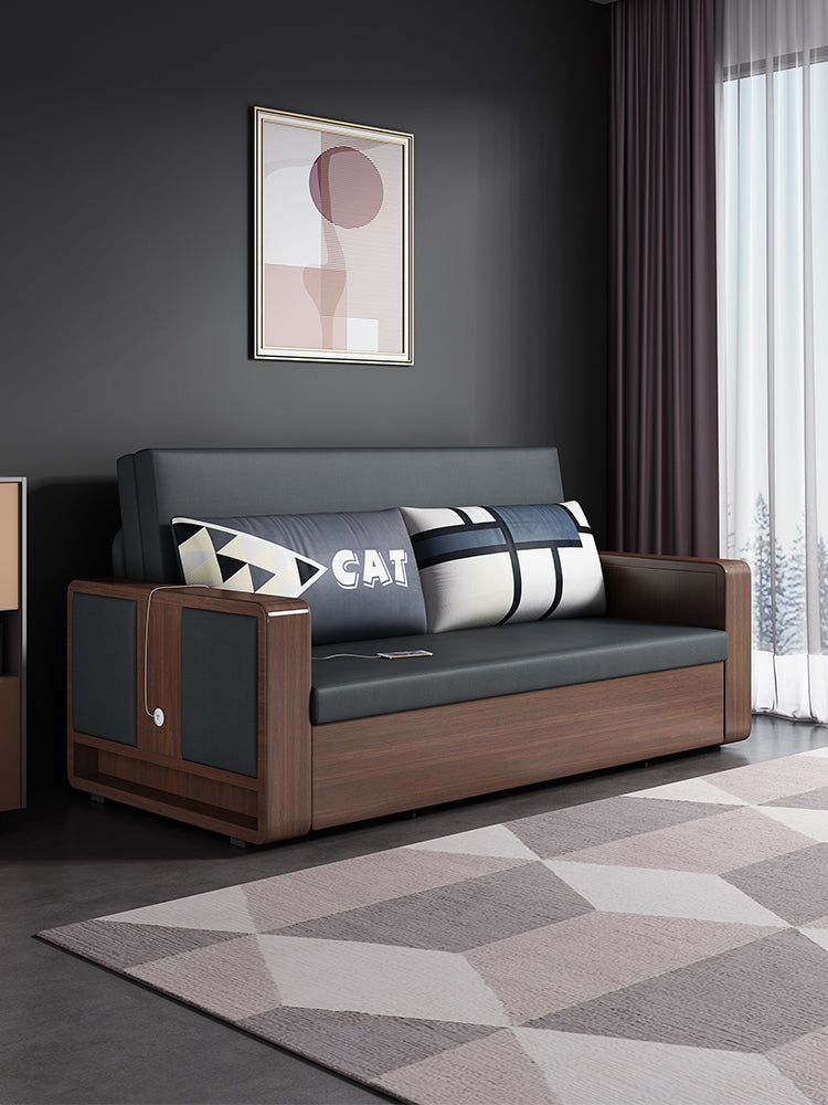 Sofa Bed With Liftable and Expandable Coffee Table