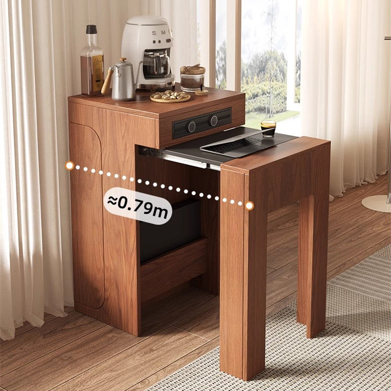 Space Saving Designed Mini Extendable Console Table For Apartments and Compact Room