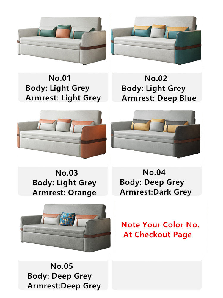 Last 3 days -Multifunction Sofa Bed with Electric Liftable Coffee Table