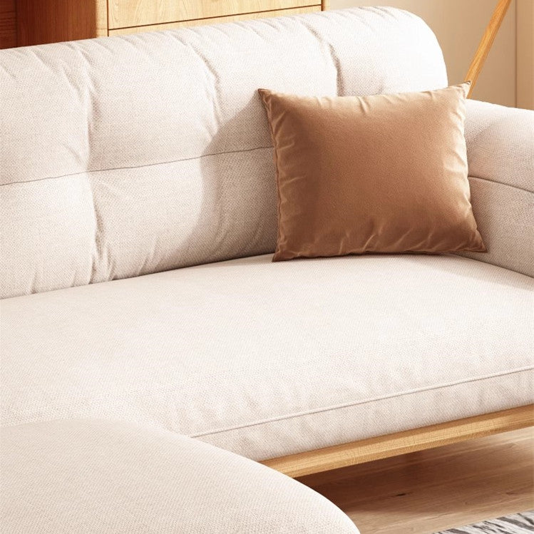 Limited time sale -Japandi Style Upholstered Cotton Linen Sofa