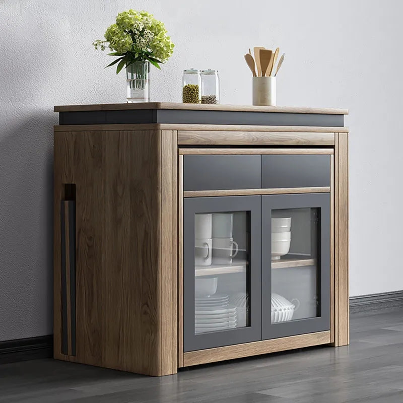 Limited time sale -Extendable Dining Table With Sideboard
